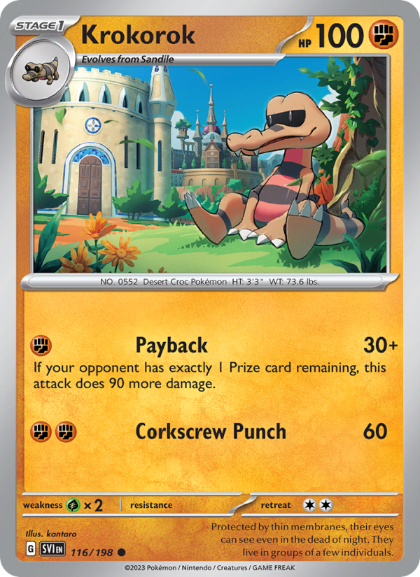 Krokorok · Scarlet & Violet 116/198