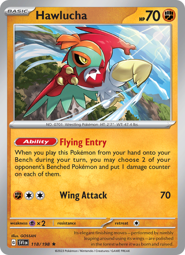 Hawlucha · Scarlet & Violet 118/198