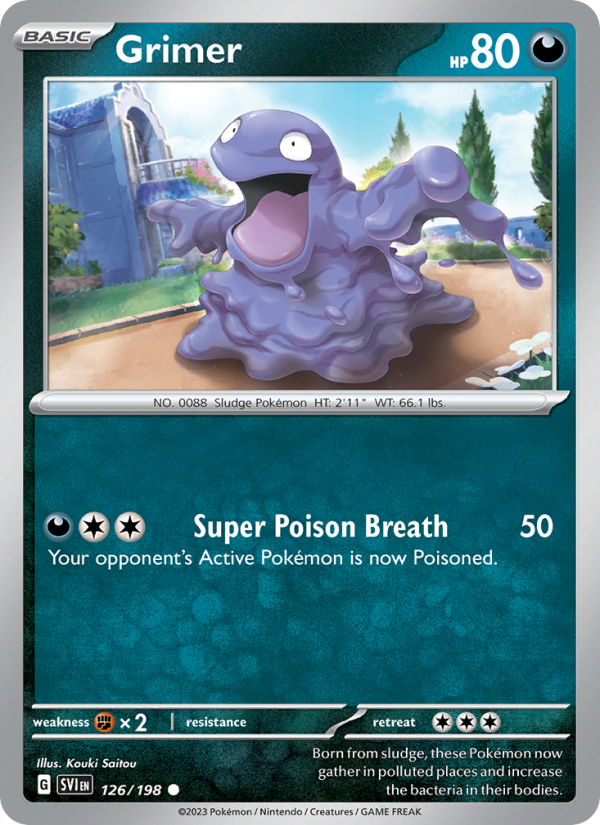 Grimer · Scarlet & Violet 126/198