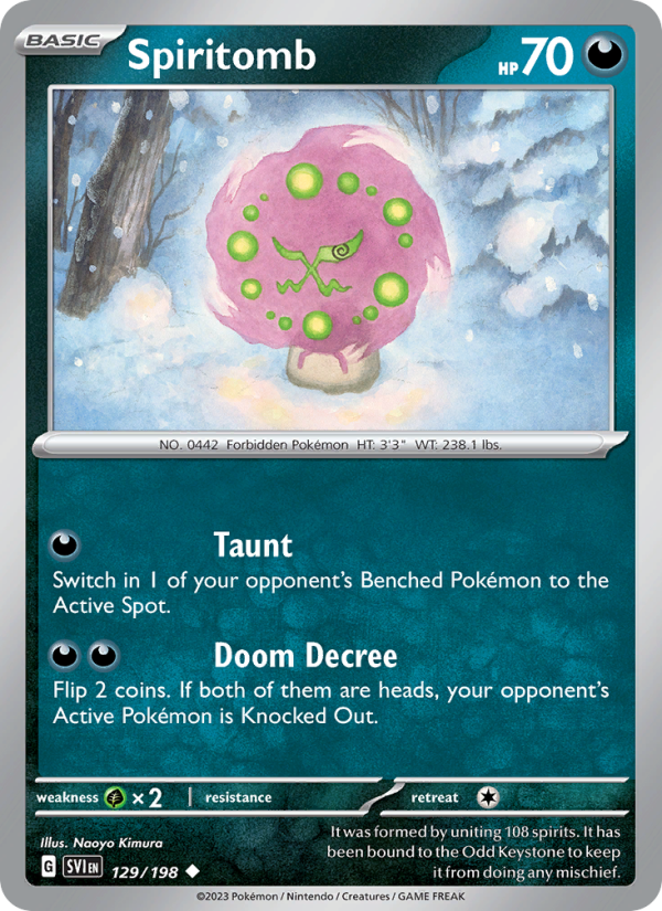 Spiritomb · Scarlet & Violet 129/198