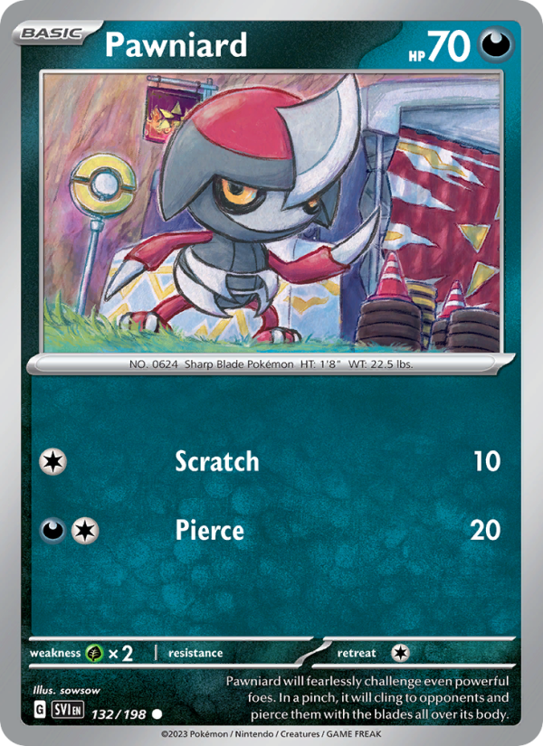 Pawniard · Scarlet & Violet 132/198
