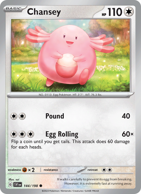 Chansey · Scarlet & Violet 144/198