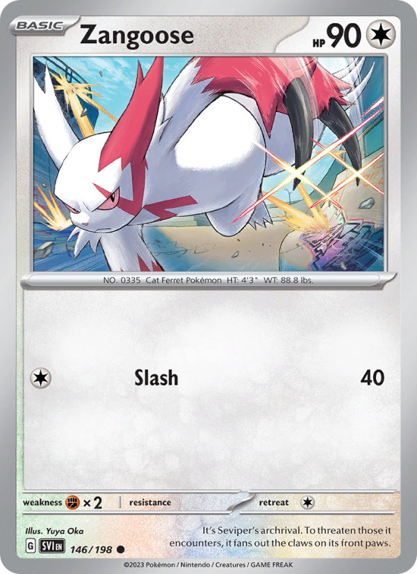 Zangoose · Scarlet & Violet 146/198