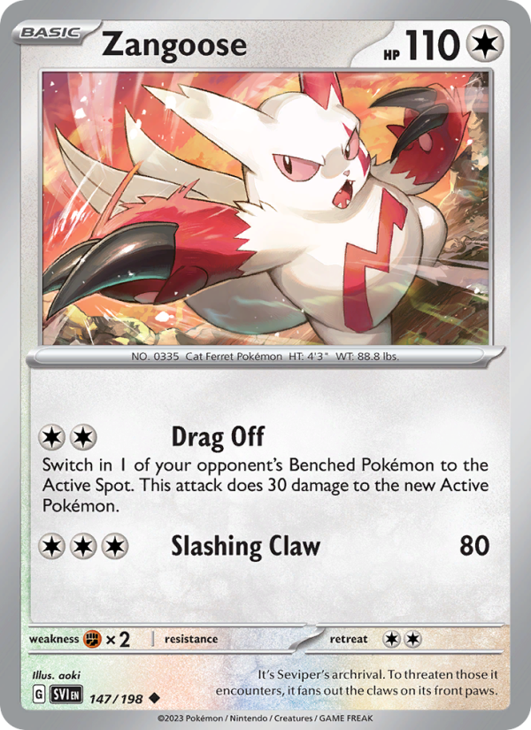 Zangoose · Scarlet & Violet 147/198