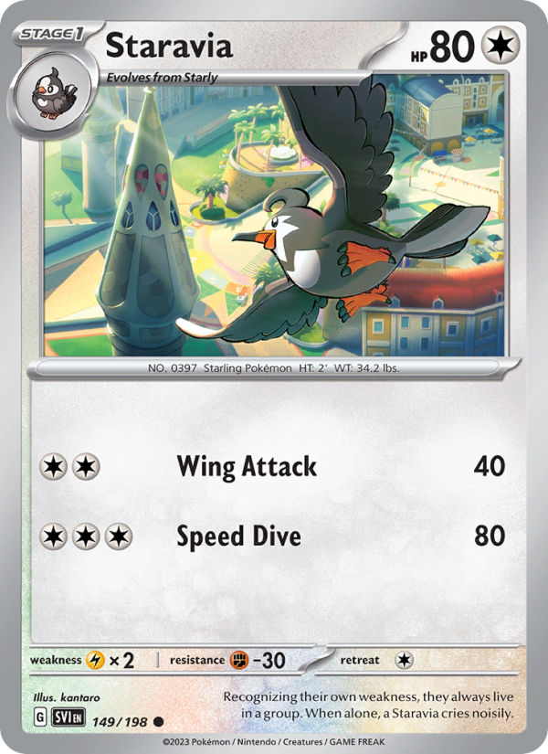 Staravia · Scarlet & Violet 149/198