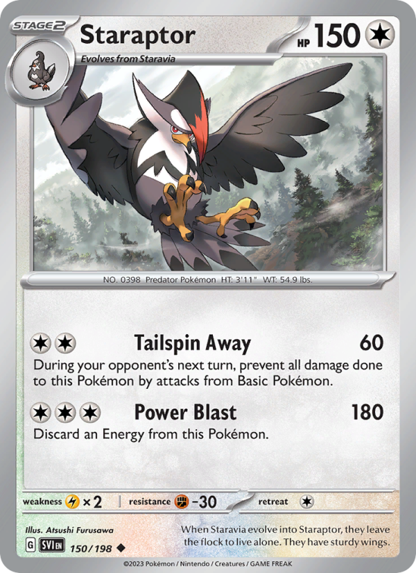 Staraptor · Scarlet & Violet 150/198