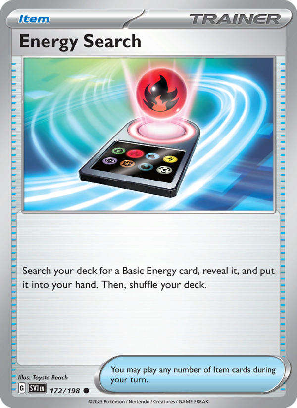 Energy Search · Scarlet & Violet 172/198