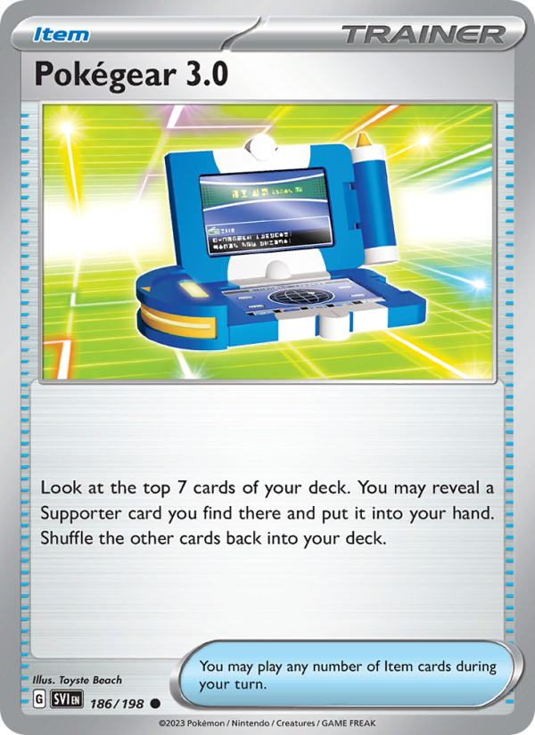 Pokégear 3.0 · Scarlet & Violet 186/198