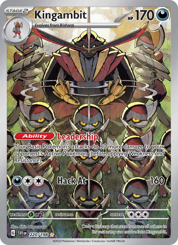 Kingambit · Scarlet & Violet 220/198