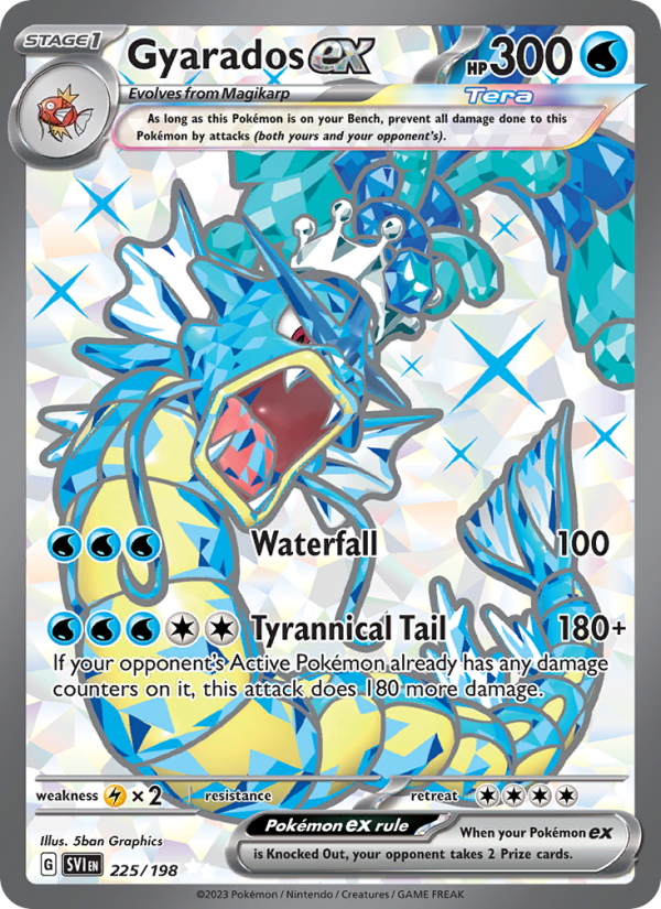 Gyarados ex · Scarlet & Violet 225/198