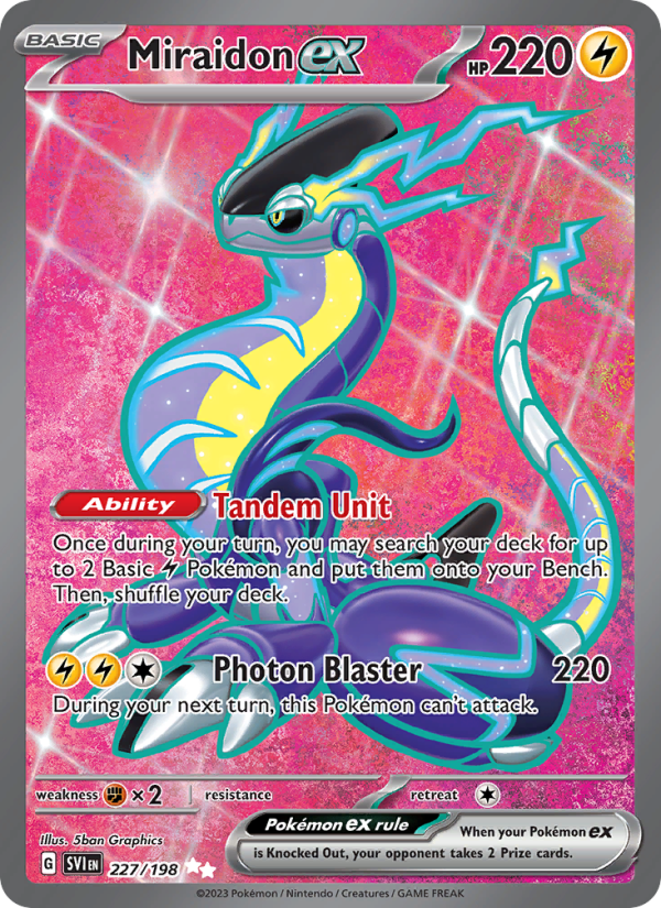 Miraidon ex · Scarlet & Violet 227/198
