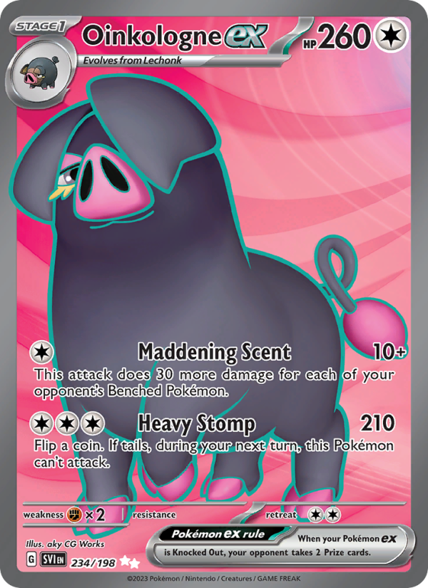 Oinkologne ex · Scarlet & Violet 234/198