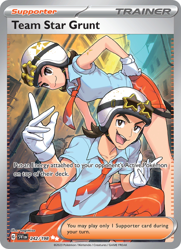 Team Star Grunt · Scarlet & Violet 242/198