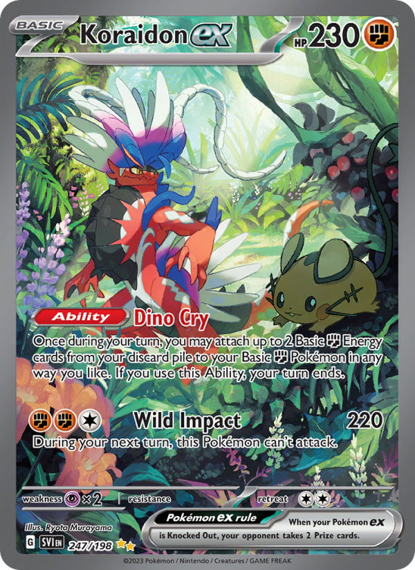 Koraidon ex · Scarlet & Violet 247/198