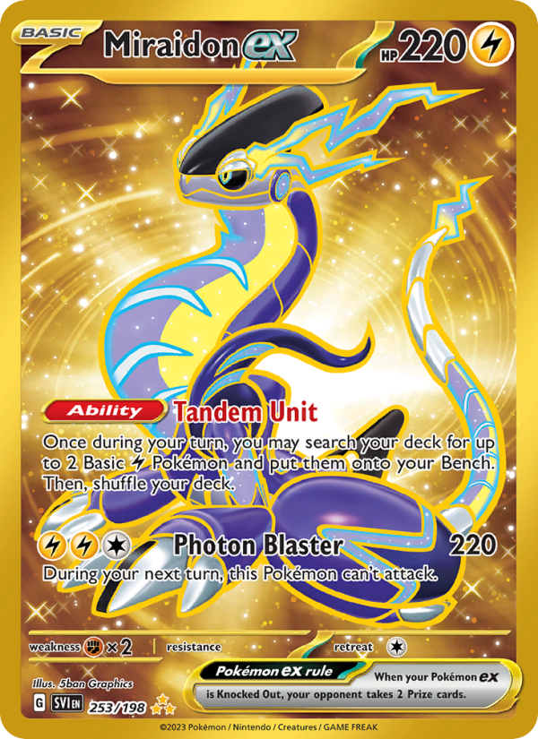 Miraidon ex · Scarlet & Violet 253/198