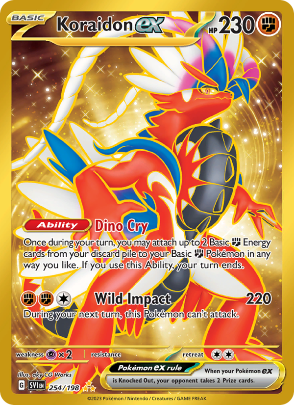 Koraidon ex · Scarlet & Violet 254/198