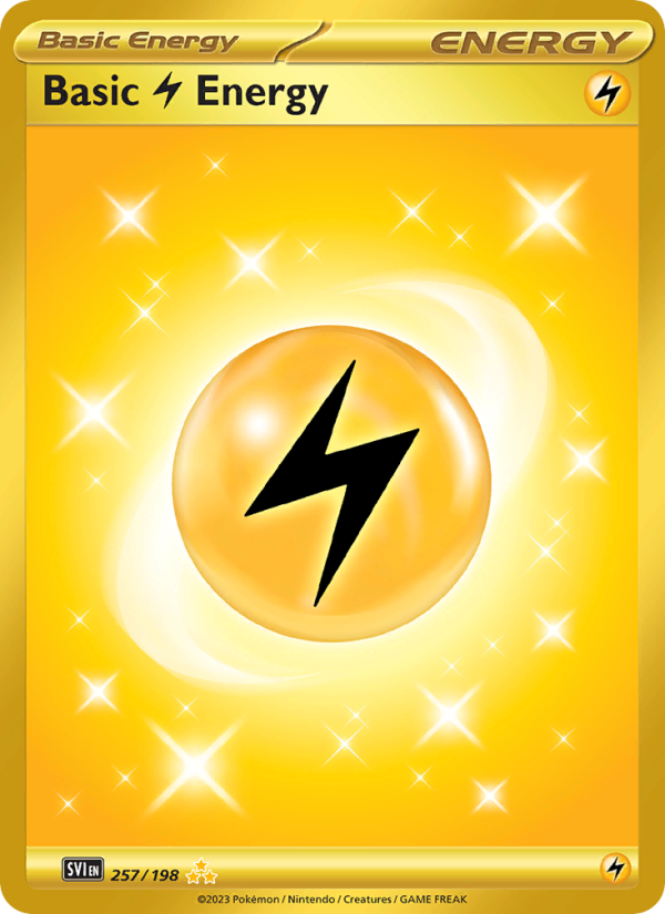 Basic Lightning Energy · Scarlet & Violet 257/198