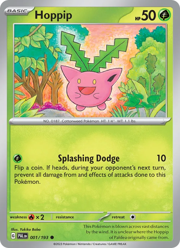 Hoppip · Paldea Evolved 001/193