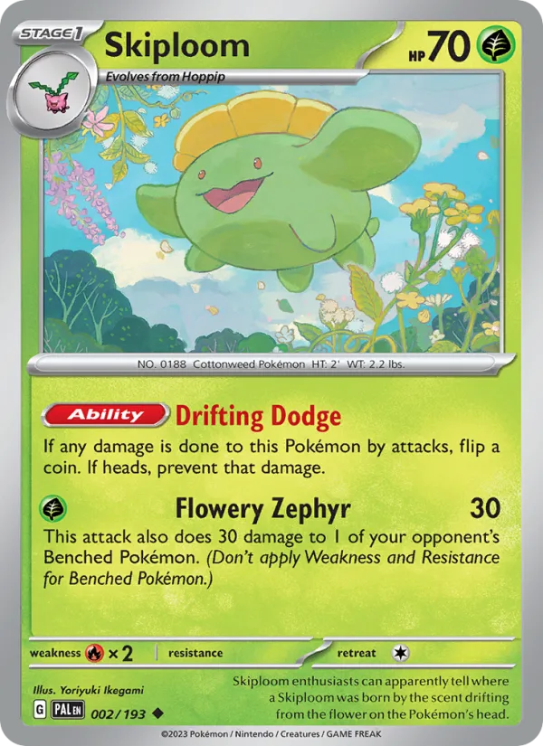 Skiploom · Paldea Evolved 002/193