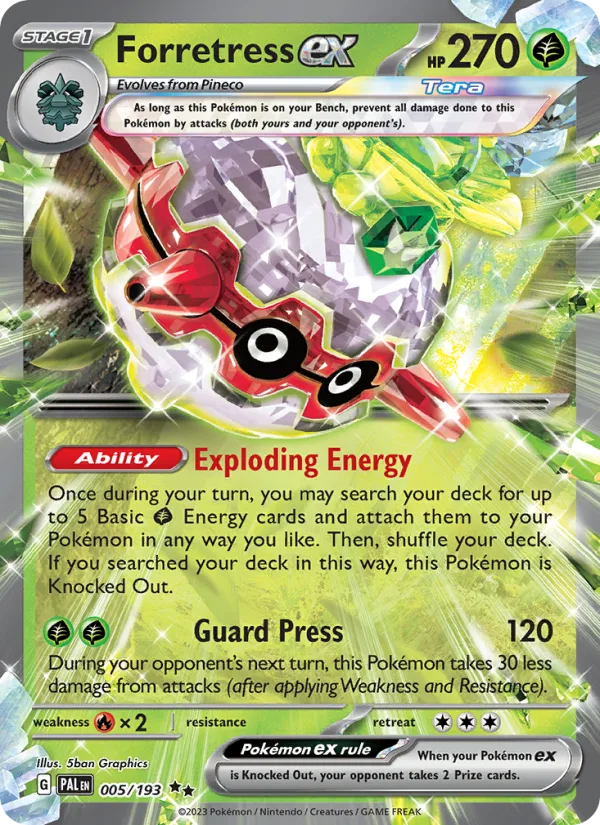 Forretress ex · Paldea Evolved 005/193