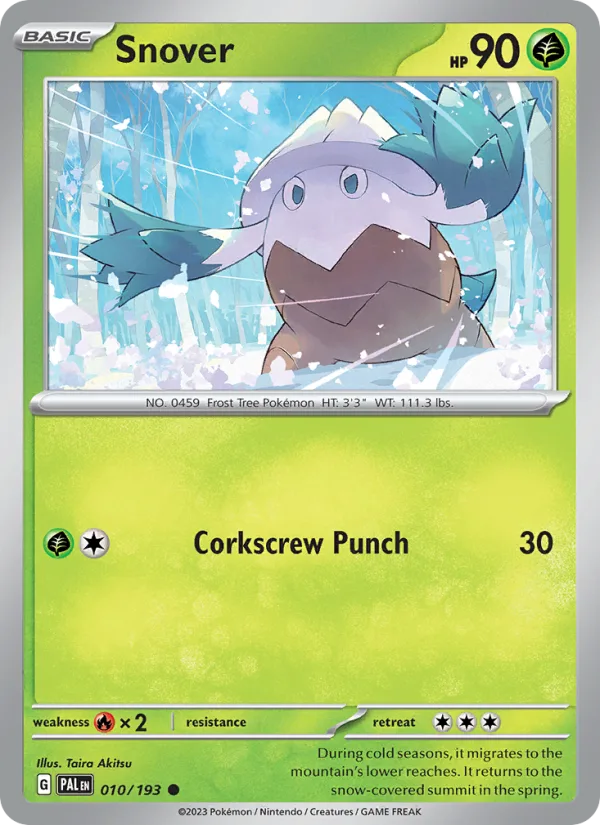 Snover · Paldea Evolved 010/193
