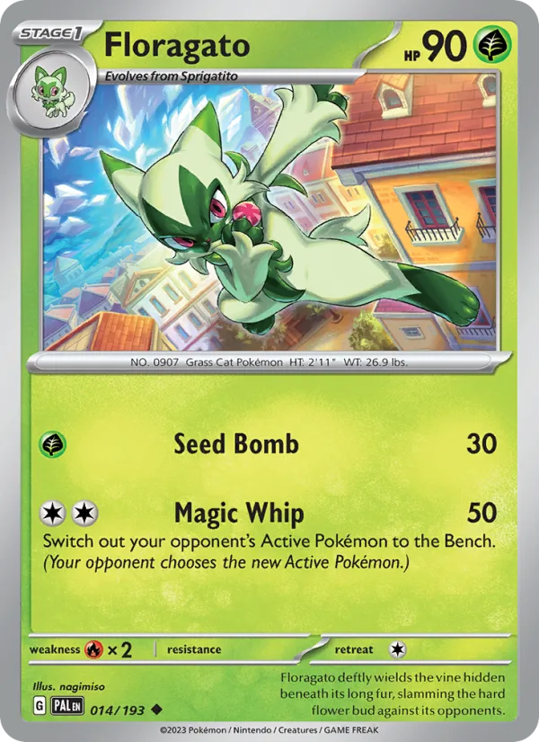 Floragato · Paldea Evolved 014/193