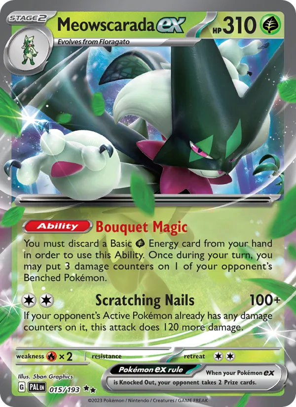 Meowscarada ex · Paldea Evolved 015/193