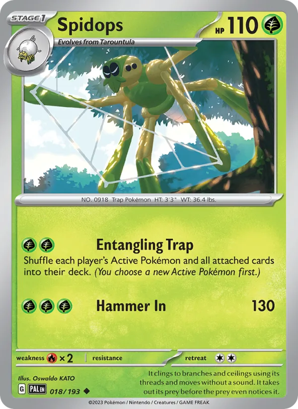 Spidops · Paldea Evolved 018/193
