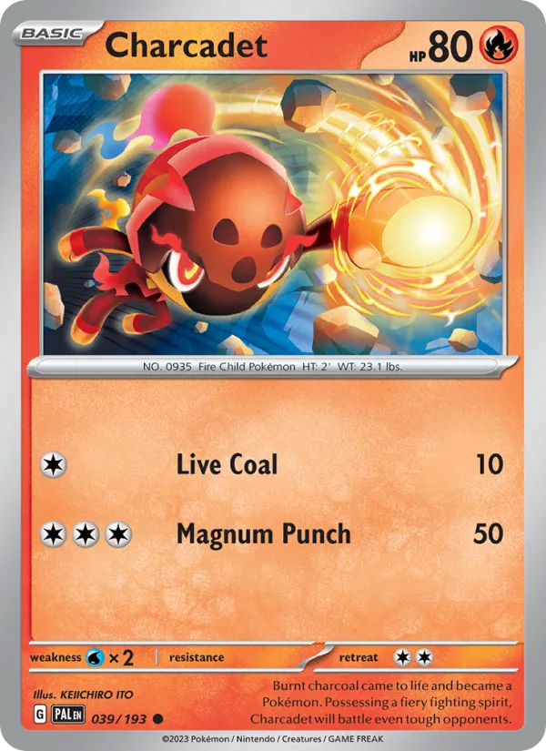 Charcadet · Paldea Evolved 039/193