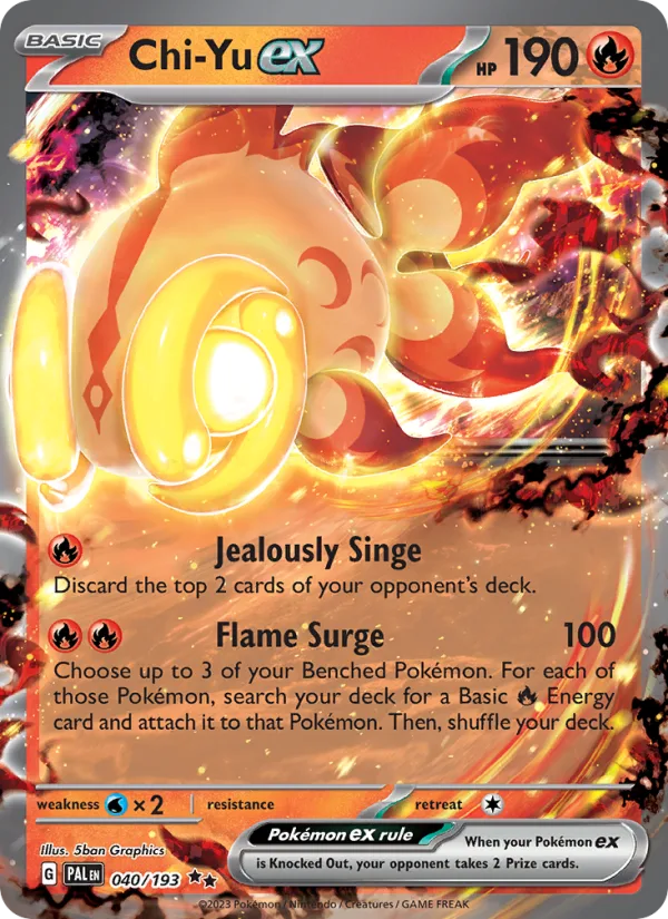 Chi-Yu ex · Paldea Evolved 040/193