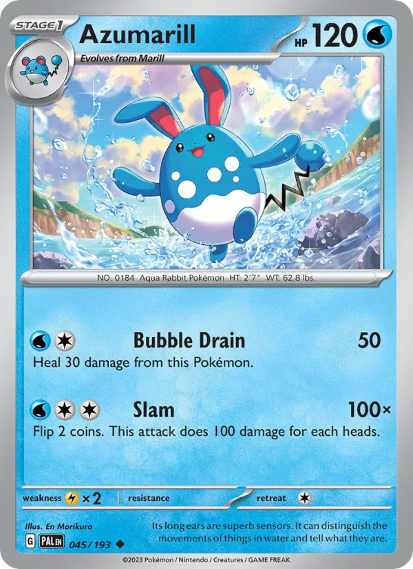 Azumarill · Paldea Evolved 045/193