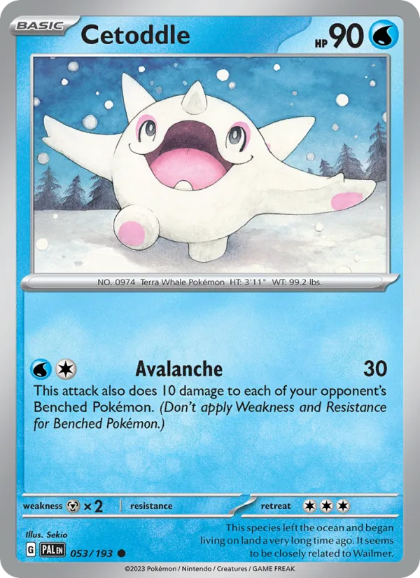 Cetoddle · Paldea Evolved 053/193