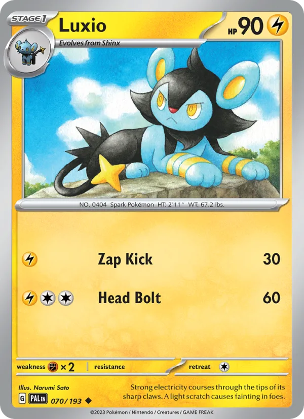 Luxio · Paldea Evolved 070/193