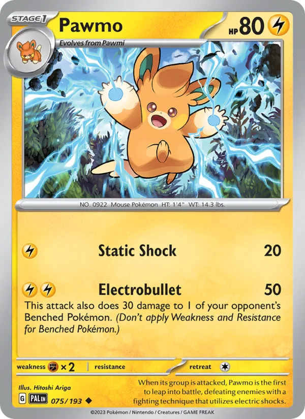 Pawmo · Paldea Evolved 075/193