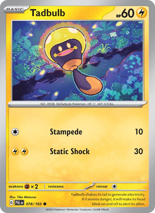 Tadbulb · Paldea Evolved 078/193