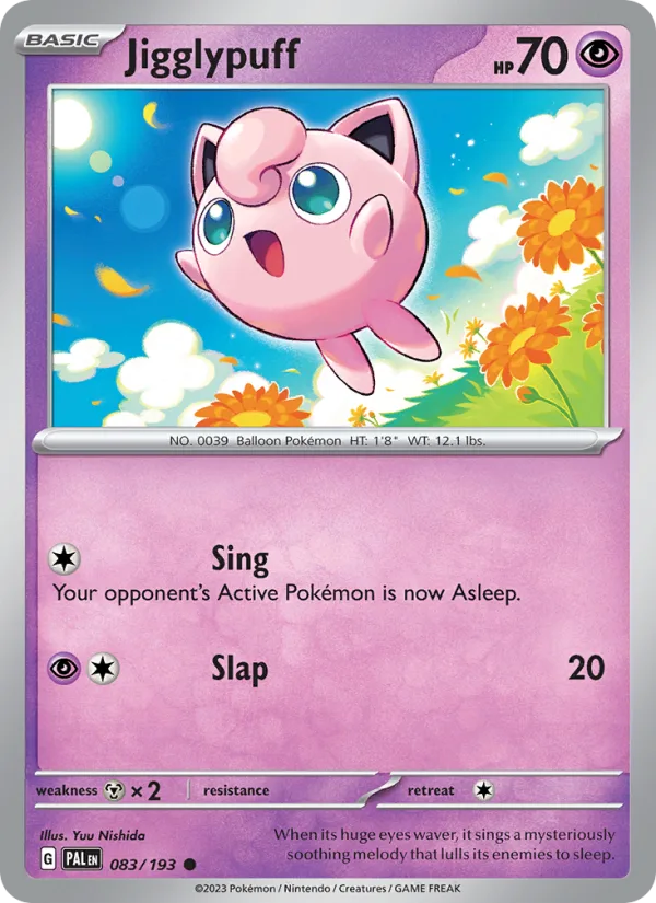 Jigglypuff · Paldea Evolved 083/193