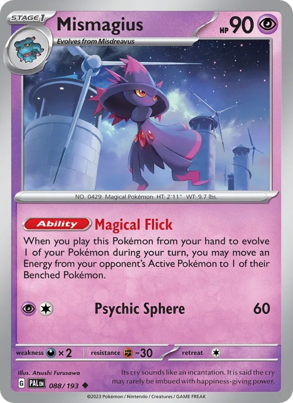 Mismagius · Paldea Evolved 088/193