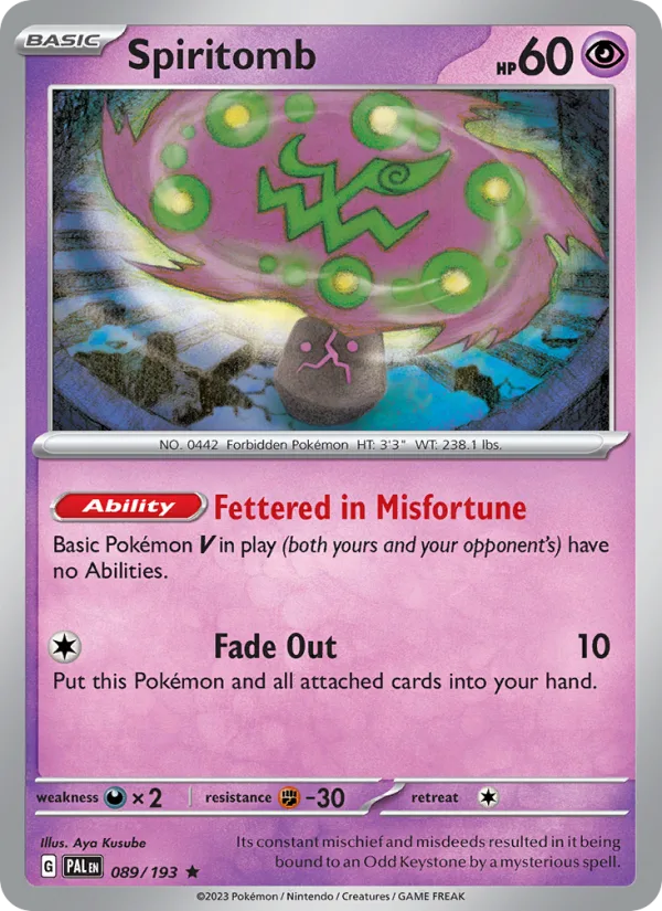 Spiritomb · Paldea Evolved 089/193
