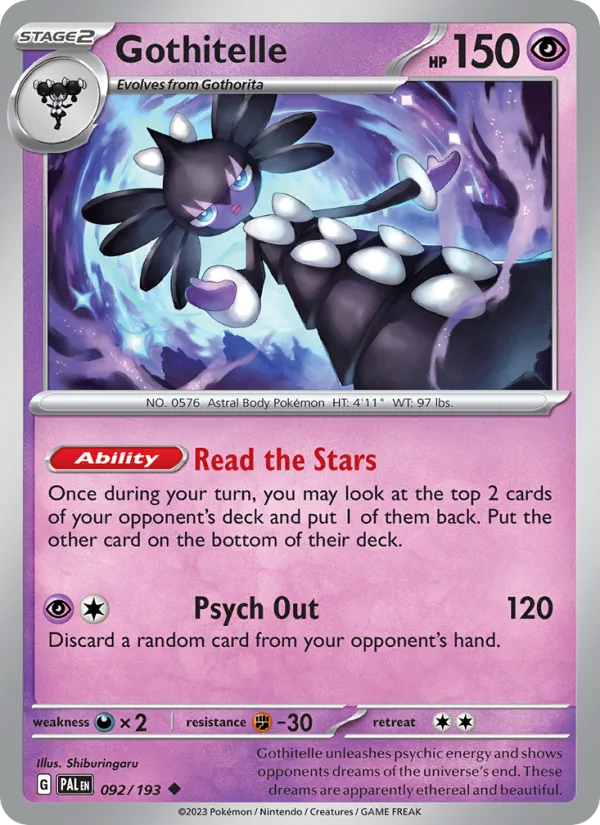 Gothitelle · Paldea Evolved 092/193