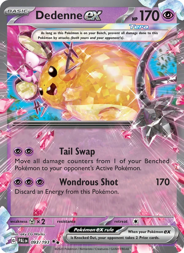 Dedenne ex · Paldea Evolved 093/193