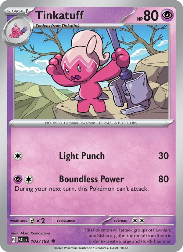 Tinkatuff · Paldea Evolved 103/193