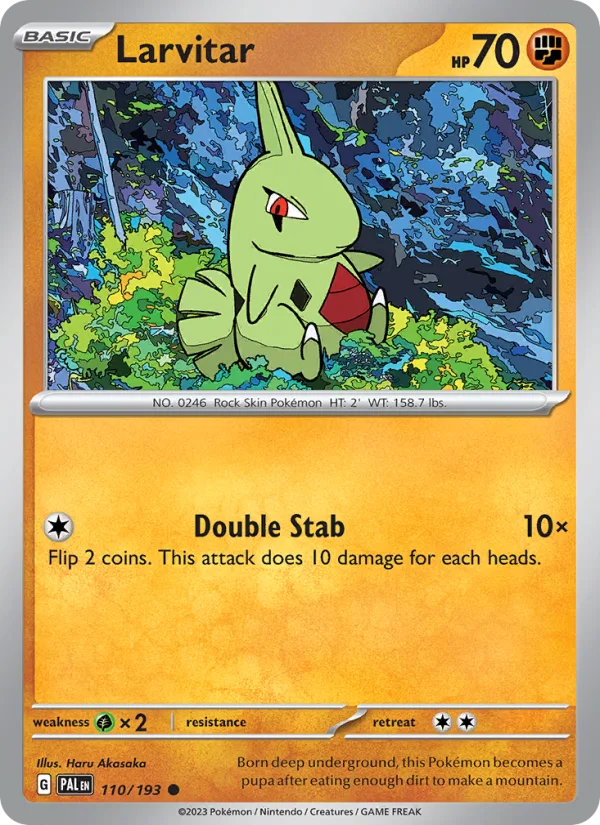 Larvitar · Paldea Evolved 110/193