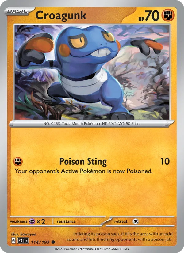 Croagunk · Paldea Evolved 114/193