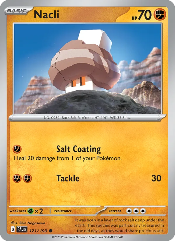 Nacli · Paldea Evolved 121/193