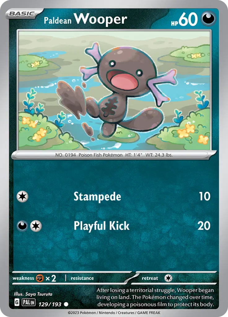 Paldean Wooper · Paldea Evolved 129/193