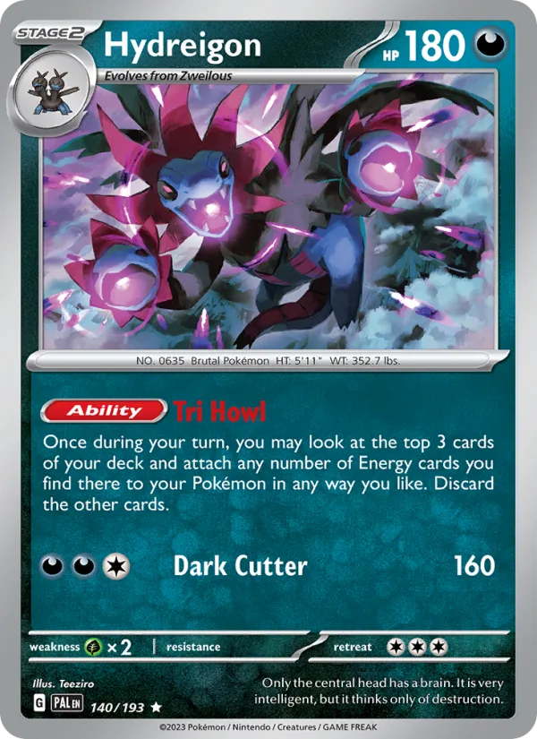 Hydreigon · Paldea Evolved 140/193