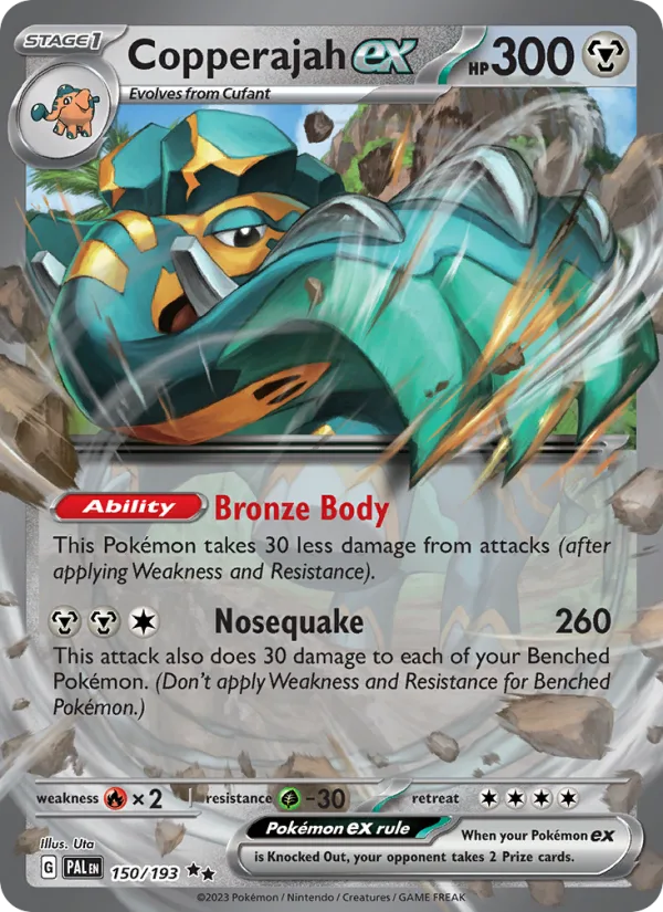 Copperajah ex · Paldea Evolved 150/193