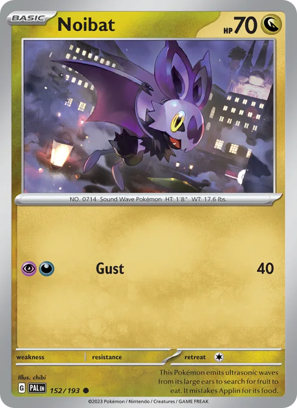 Noibat · Paldea Evolved 152/193