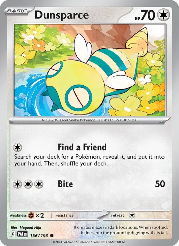 Dunsparce · Paldea Evolved 156/193