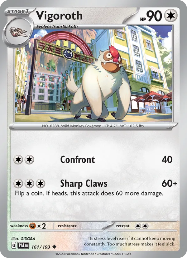 Vigoroth · Paldea Evolved 161/193